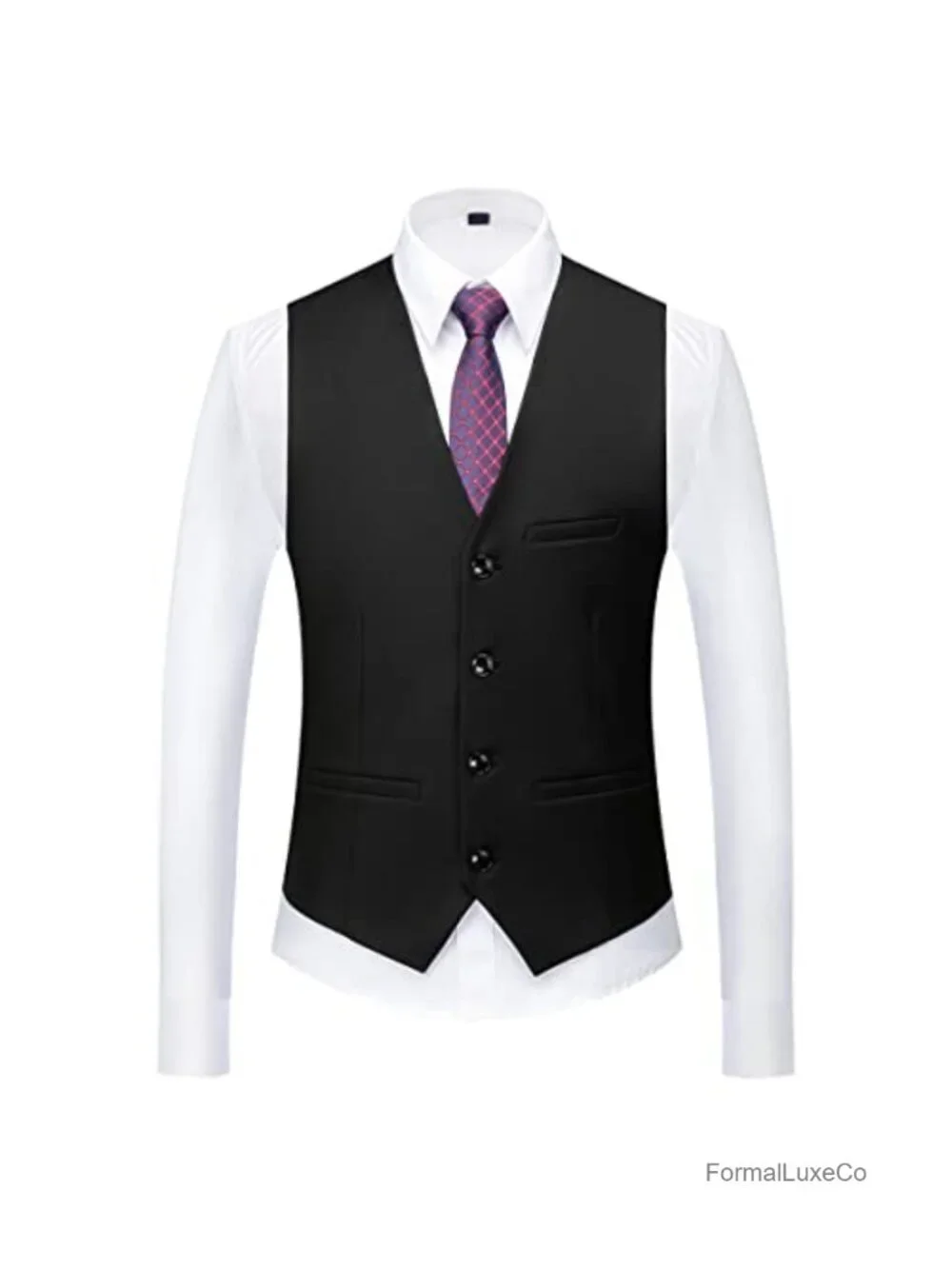 Men's 3-Piece Tuxedo Suit Shawl Lapel One Button Formal Wedding